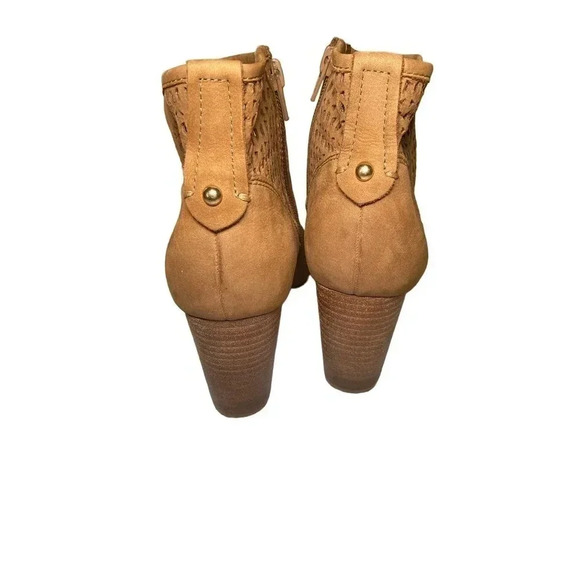 Aldo Camel Suede Ankle Boots SIZE 8.5 - Picture 5 of 8